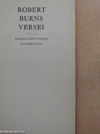 Robert Burns versei