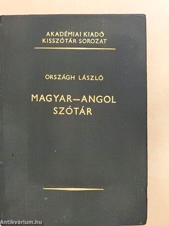 Magyar-angol szótár