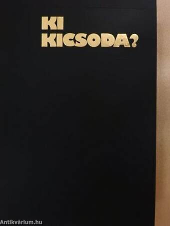 Ki kicsoda?