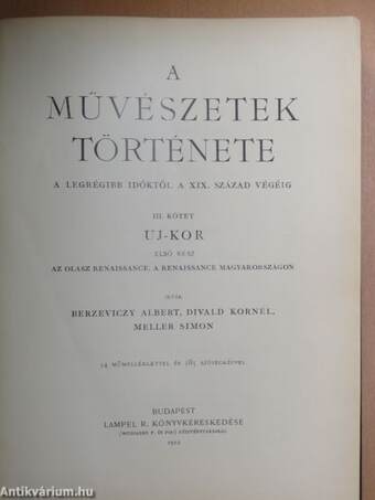 A művészetek története III. (töredék)