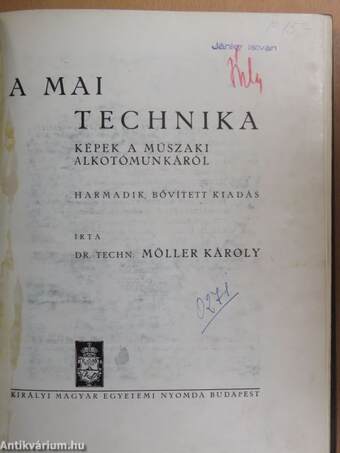 A mai technika