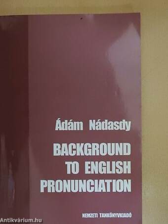 Background to English Pronunciation
