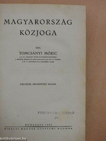 Magyarország közjoga