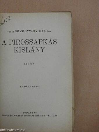 A pirossapkás kislány