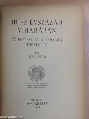 Húsz évszázad viharában