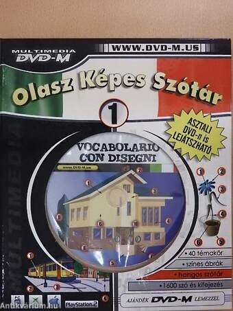 Olasz Képes Szótár 1. - DVD-M-mel