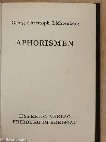 Aphorismen