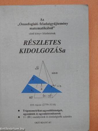 Trigonometrikus egyenlőtlenségek, egyenletek és egyenletrendszerek