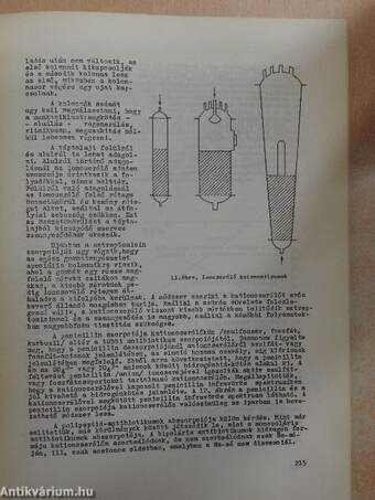 Ioncserélő műgyanták és molekulasziták ipari alkalmazása