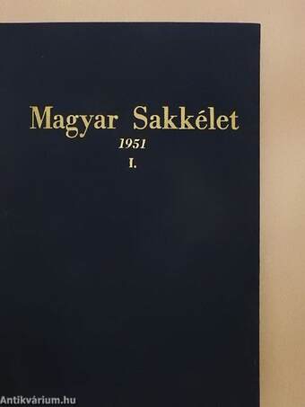 Magyar Sakkélet 1951. január-december