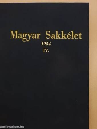 Magyar Sakkélet 1954. január-december