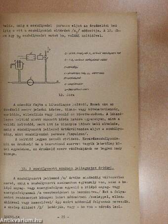 Bevezetés a szabályozás elméletébe és gyakorlati vonatkozások