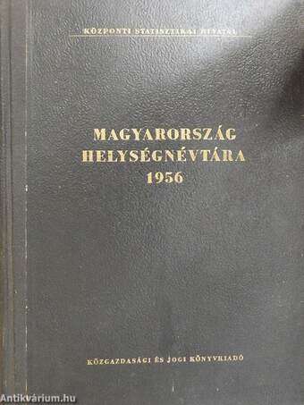 Magyarország helységnévtára 1956