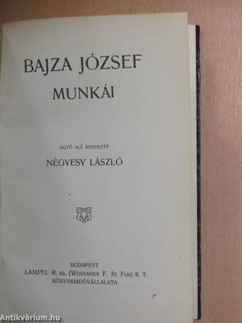 Bajza József munkái