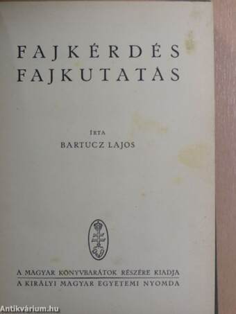 Fajkérdés-fajkutatás