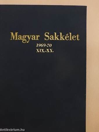 Magyar Sakkélet 1969-70. január-december