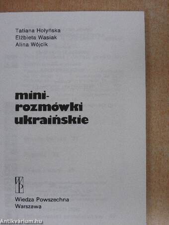 Mini-rozmówki ukrainskie