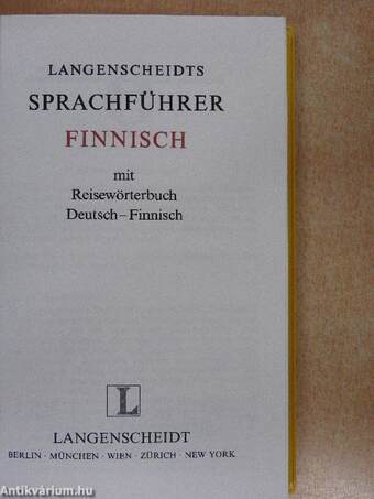 Langenscheidts Sprachführer Finnisch