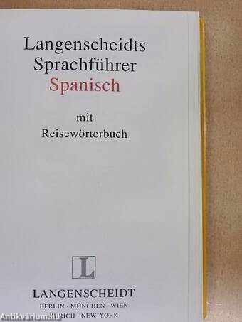 Langenscheidts Sprachführer Spanisch