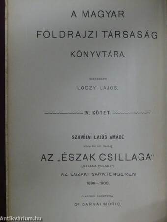 Az «Észak Csillaga» («Stella Polare») az Északi Sarktengeren 1899-1900 I. (töredék)