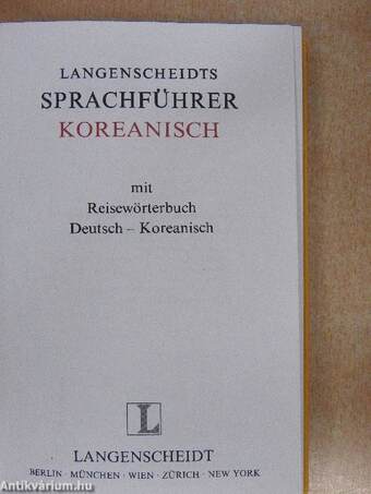 Langenscheidts Sprachführer Koreanisch