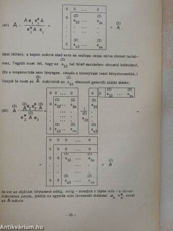 Lineáris algebra I.