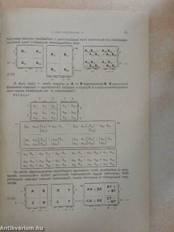 Műszaki matematikai gyakorlatok C. IV.