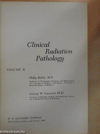 Clinical Radiation Pathology II. (töredék)