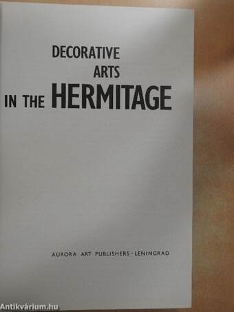 Decorative Arts in the Hermitage