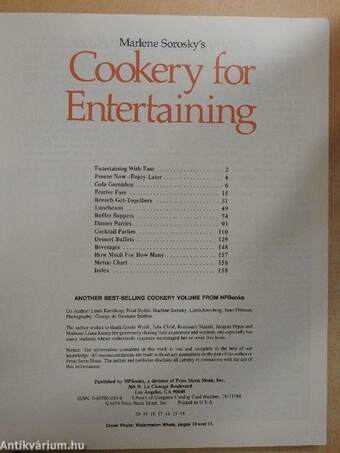 Cookery for Entertaining