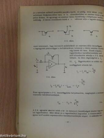 Analóg integrált áramkörök kapcsolástechnikája