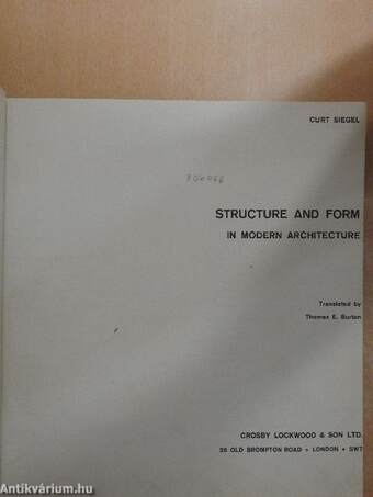 Structure and form in modern architecture