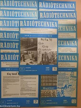 Rádiótechnika 1991. január-december