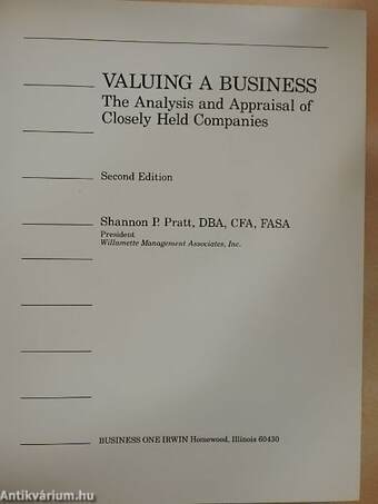 Valuing a Business