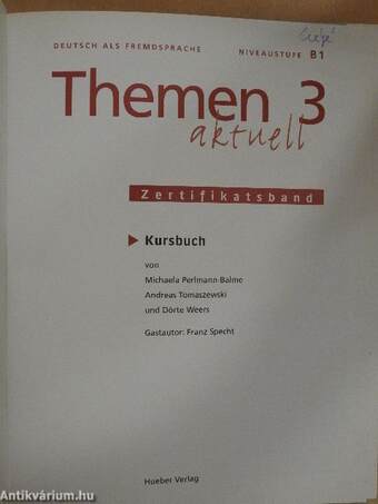 Themen aktuell 3 - Kursbuch