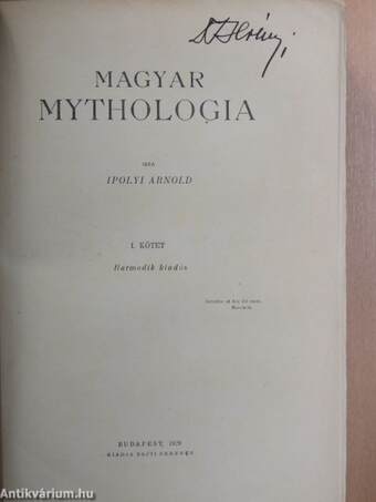 Magyar Mythologia I-II.