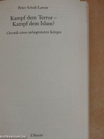 Kampf dem Terror - Kampf dem Islam