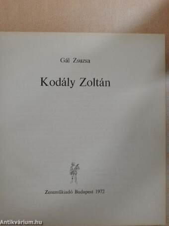 Kodály Zoltán - lemezzel