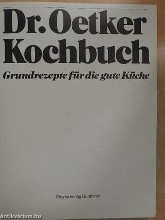 Dr. Oetker Kochbuch