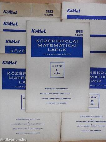 Középiskolai matematikai lapok 1983. január-december