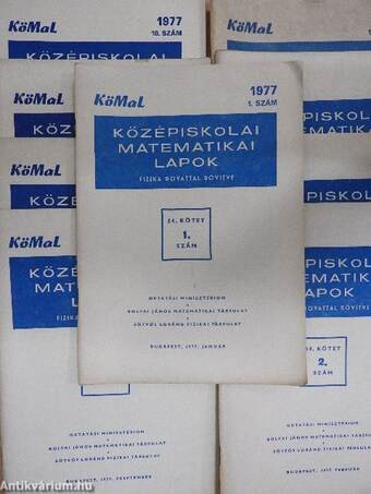 Középiskolai matematikai lapok 1977/1-10.