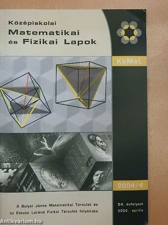 Középiskolai Matematikai és Fizikai Lapok 2004. április