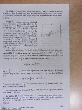 Középiskolai Matematikai és Fizikai Lapok 2004. március