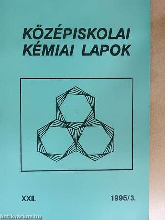 Középiskolai kémiai lapok 1995. június