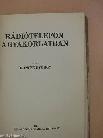 Rádiótelefon a gyakorlatban