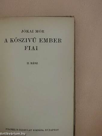 A kőszivű ember fiai I-II.