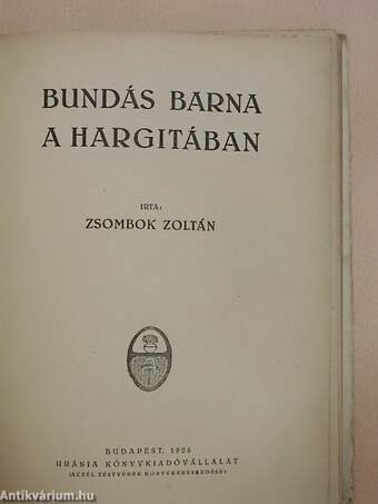 Bundás Barna a Hargitában