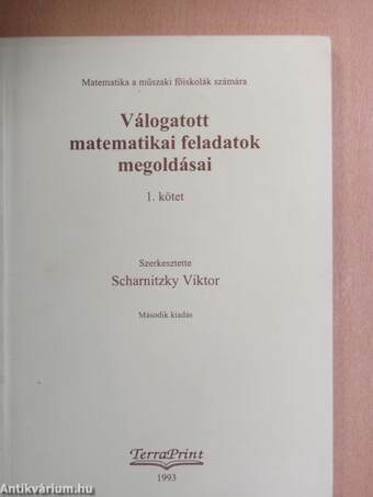 Válogatott matematikai feladatok megoldásai 1.