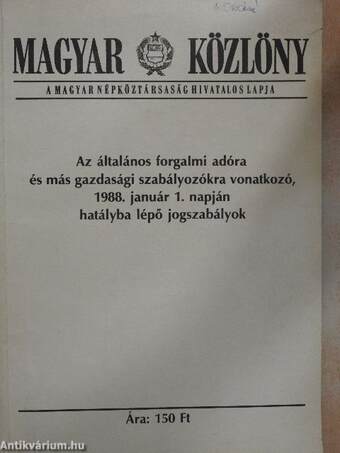 Magyar Közlöny 1987.