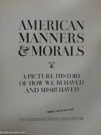 American Manners & Morals